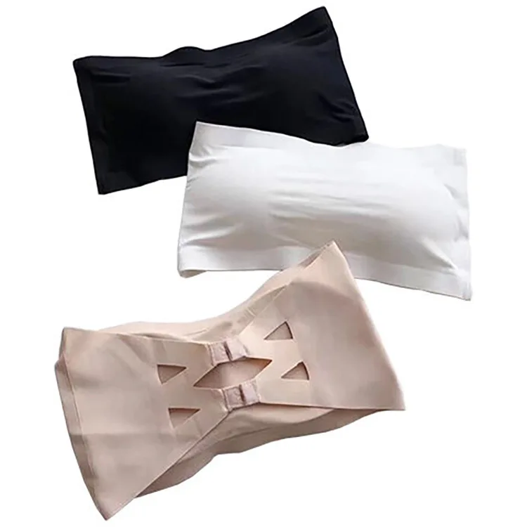 

2021 New arrivals Wholesale Wire free Seamless wireless front buckle lift front hook strapless bra