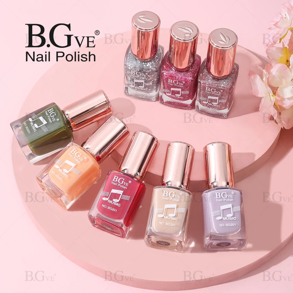 

OEM Non Toxic Permeable Beauty Color Origin Breathable Organic Glitter Nail Polish Private Label, 36 colors