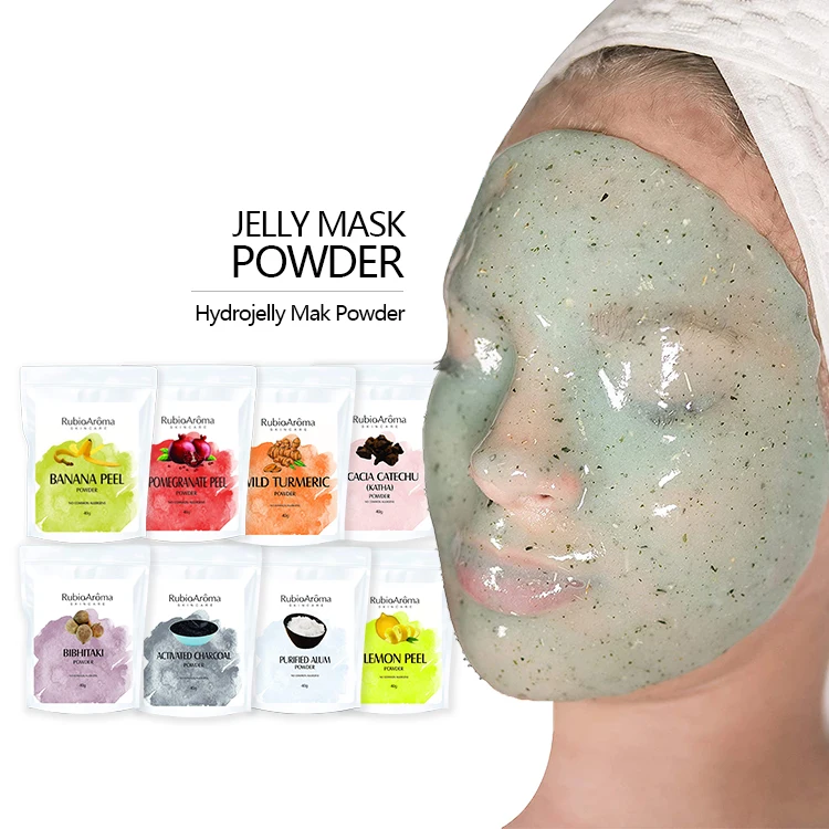 

Private Label SPA Hydrojelly Jellymask Set Bulk Facial Anti Aging Peel Off Rose Goji Face Powder Hydro Jelly Mask Powder, Blue