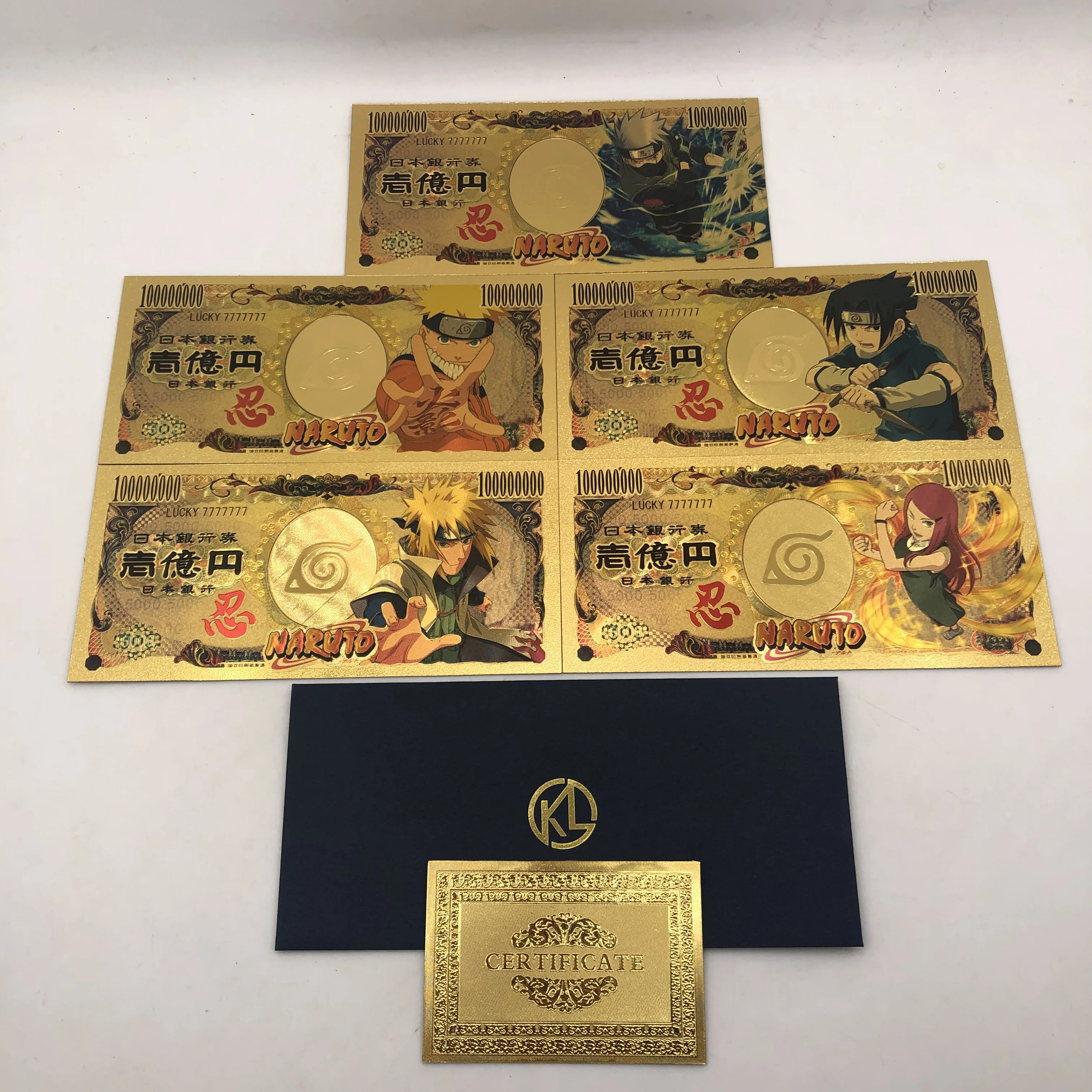 Lucky 5 designs Japanese Anime