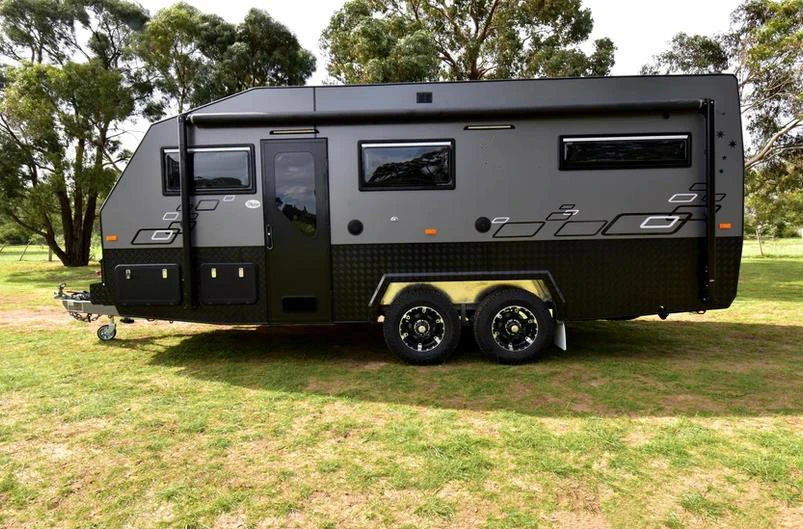 2021 New Arrival Factory Supply 19ft Toy Hauler Travel Trailer With