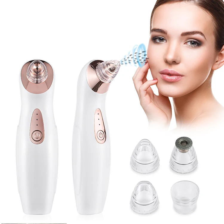 

ultrasonic black head remover blackhead sucker set electronic blackhead remover vaccum, White