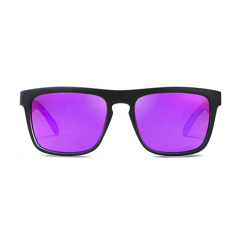 

KDEAM 2019 hot fashion brand sunglasses high quality purple TAC lens thug life sunglasses, Custom colors