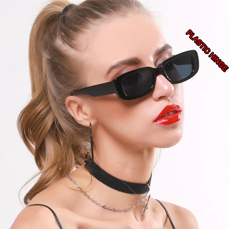 2022 Hot Selling Fashion women Newest Small Frame Rectangle Sunglasses Female Gradient outdoor ins Lady Sunglasses