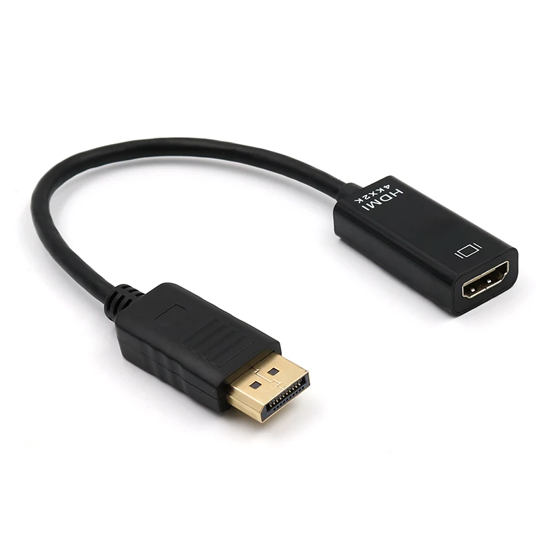 

4K Displayport DP To HDMI 1080P Male To Female Display Port To HDMI Cable Converter For PC Projector 4K DP to HDMI adapter