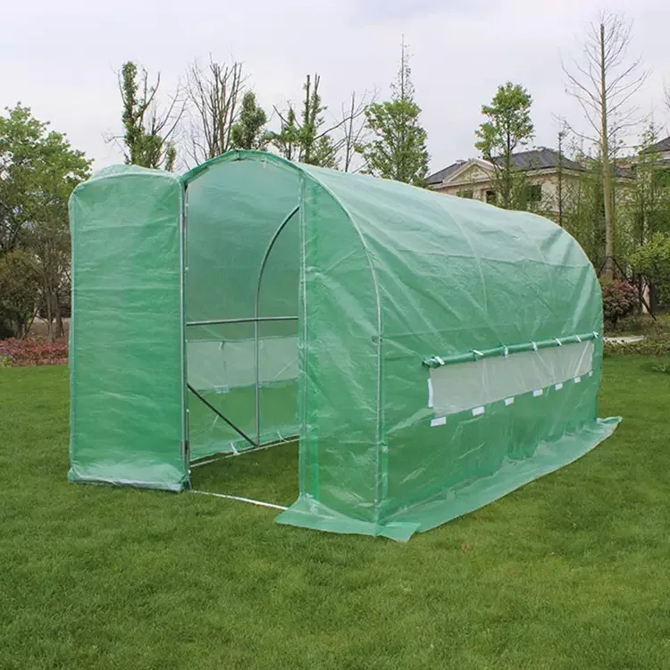 带钢框架门的 4x2 m 室外温室 - buy 露天大棚,月个月米户外温室,露天