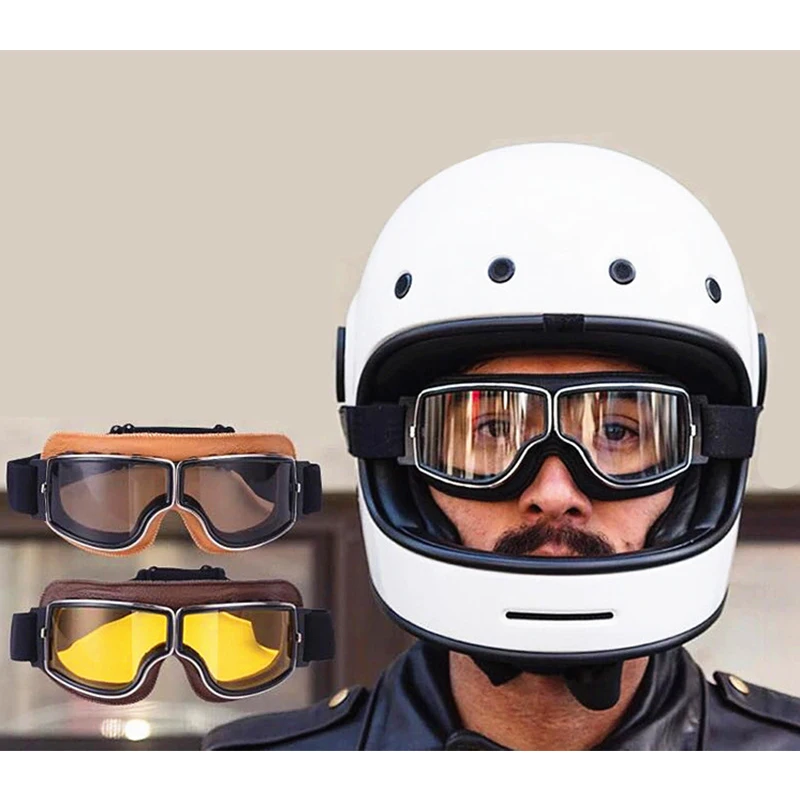 

Amazon Hot Sale Ski Glasses Outdoor Sport Bike Sungalsses Protective Windproof Vintage Motocross Helmet Goggles