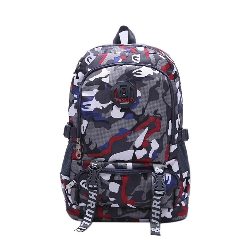 

Newly camouflage polyester outdoor sports leisure hiking backpack women bag vogue back pack bag for girls, Customized
