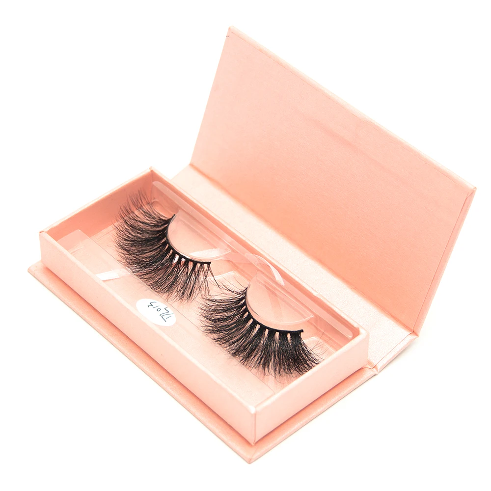

25mm Full Strip Lashes Mink eyelashes 25mm box packing custom private label