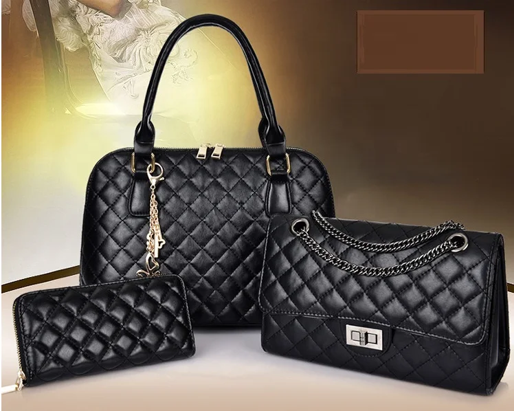 

High quality combined handbag woman fashion handbag, Customizable
