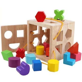 wooden shape blocks