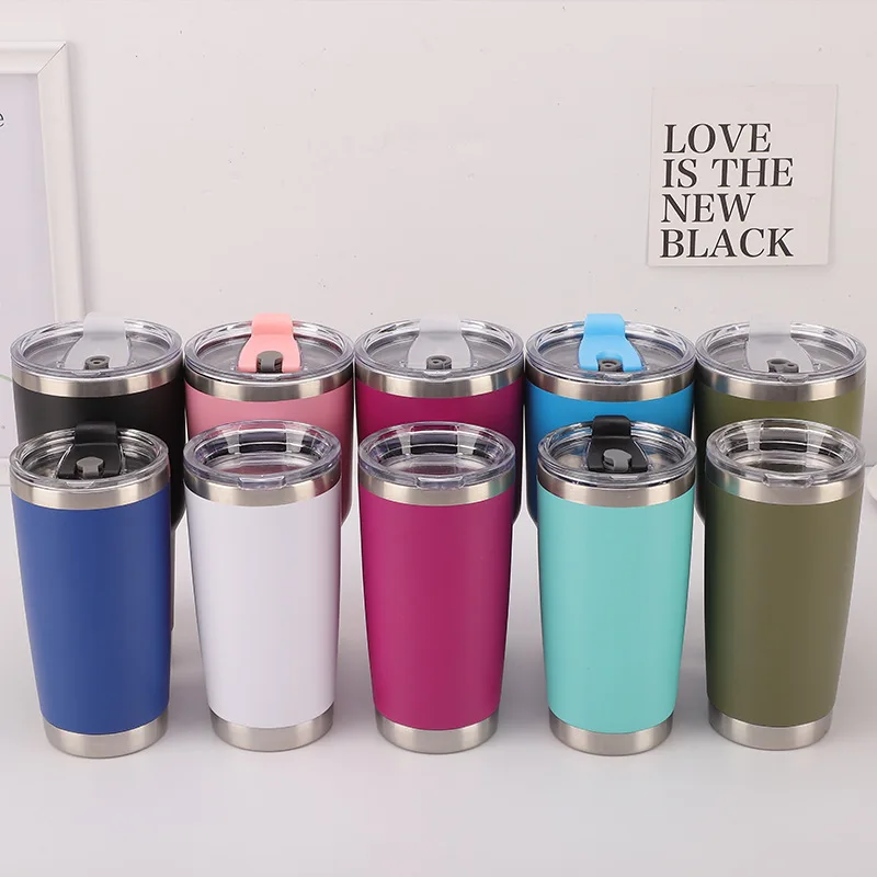 

Wholesale customized 20 oz tumbler stainless steel tumbler travel double wall stainless steel insulated vacuum tumbler, Available colors or custom colors