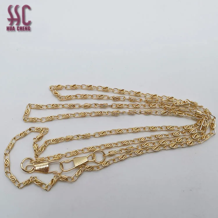 

Cheap price metal chain with hooks for bag, Gold,nickle,gun metal, and so on