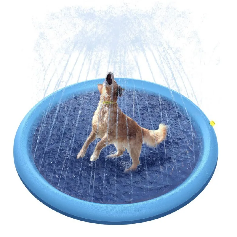 

Pet Sprinkler Pad Play Cooling Mat Swimming Pool Outdoor Inflatable Water Spray Pad Mat Tub For Dog Summer Cool, Customized color