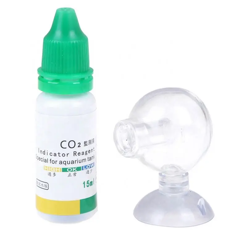 

Long Term Co2 Monitor Aquarium CO2 checker Glass Drop Checker Aquatic plants landscape Co2 Glass Drop Checker