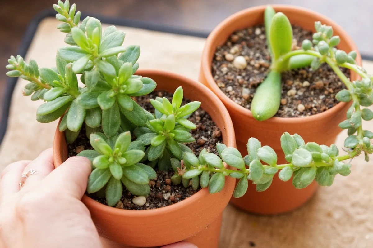 how to plant succulent trimmings