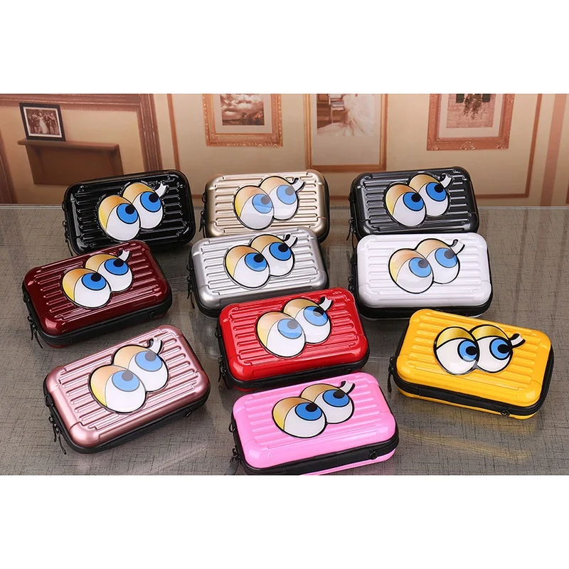 
Promotion Convenient PC Hard shell Plastic Pouch makeup bag cosmetic bag makeup organizer plastic abs pencil case 