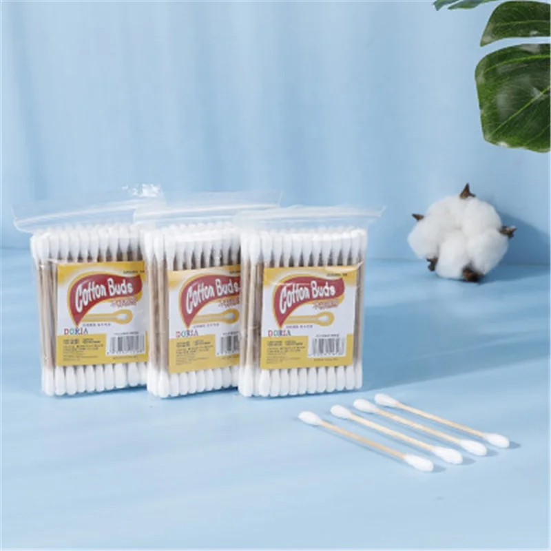 

Multipurpose Portable Double-headed Cosmetic Cotton Bud, White