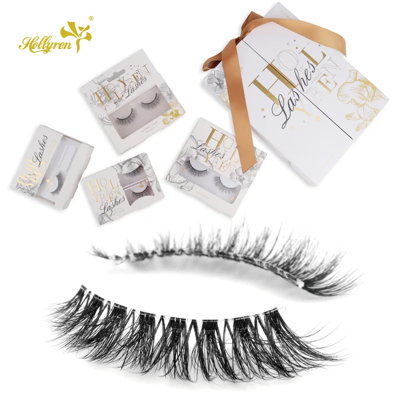 

3d full strip mink lashes dramatic mink eyelashes natural wispy criss-cross premium faux mink eyelash free shipping