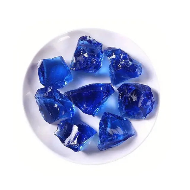 

crystal decor stone raw stone crystal mineral heal quartz blue smelting rough gemstone for gift