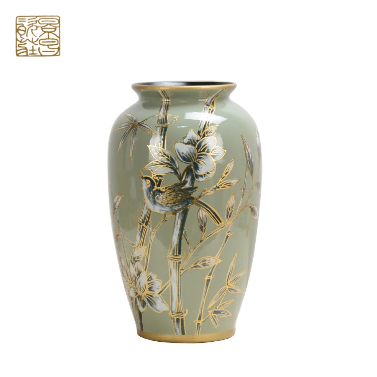 Custom Size Wholesale Chinese Antique Hand Painted Flower Porcelain