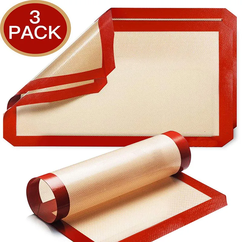 
Gold supplier china non-stick silicone toaster baking mat sheet liner 