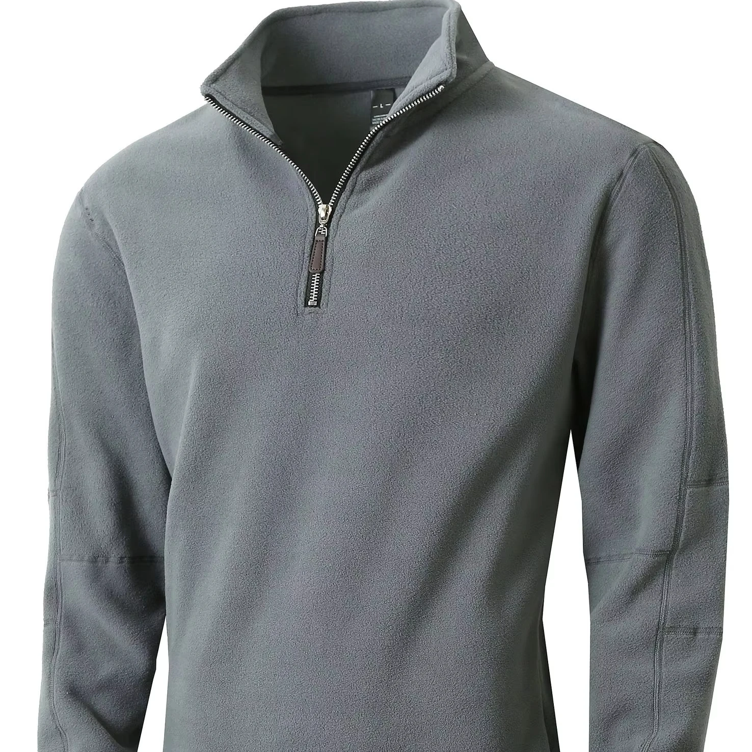Long Sleeved Half Zip Fleece Pullover