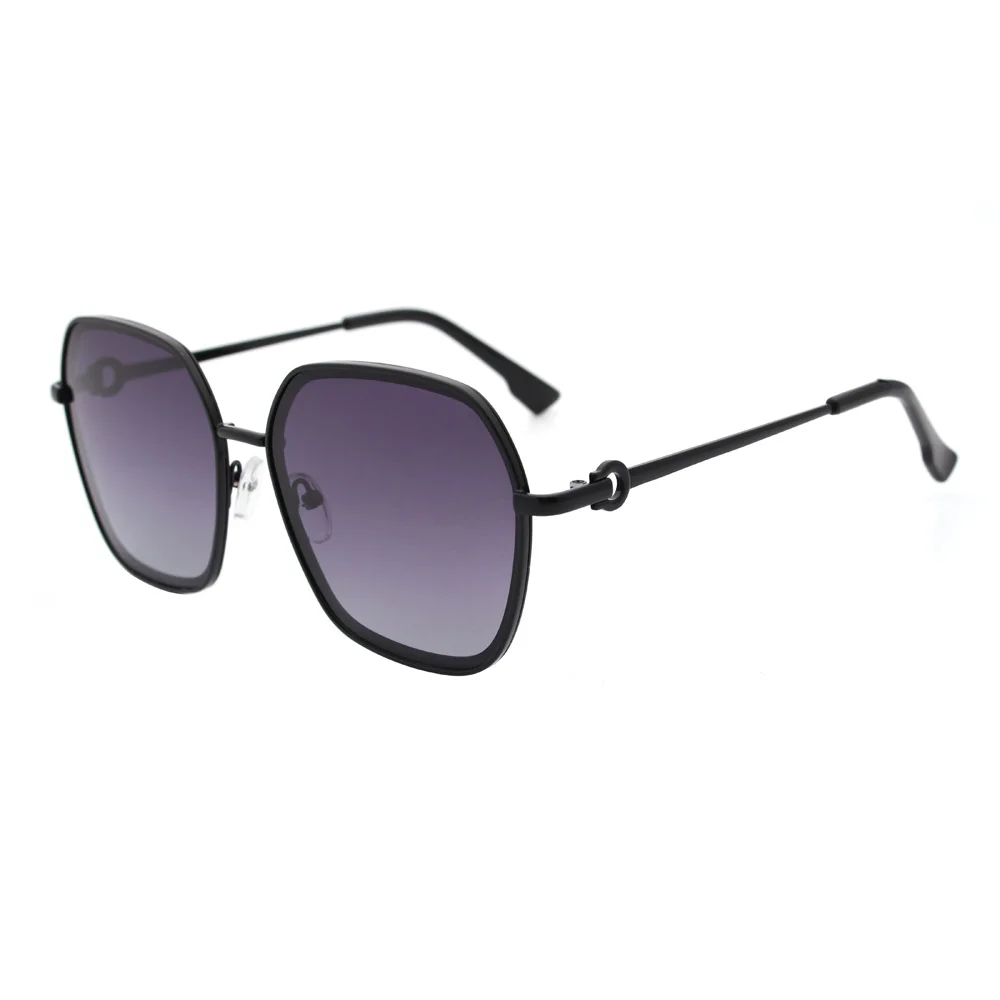 

Customized 2021 High Quality Fashion Women Luxury TAC Lens Shade Metal Frame Sunglasses