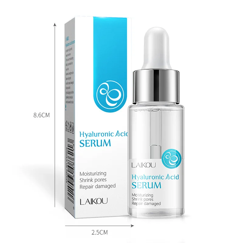 

KOREA Hyaluronic Acid Serum Deep Moisturizing Shrink Pore Skin Care Face Serum, Transparent