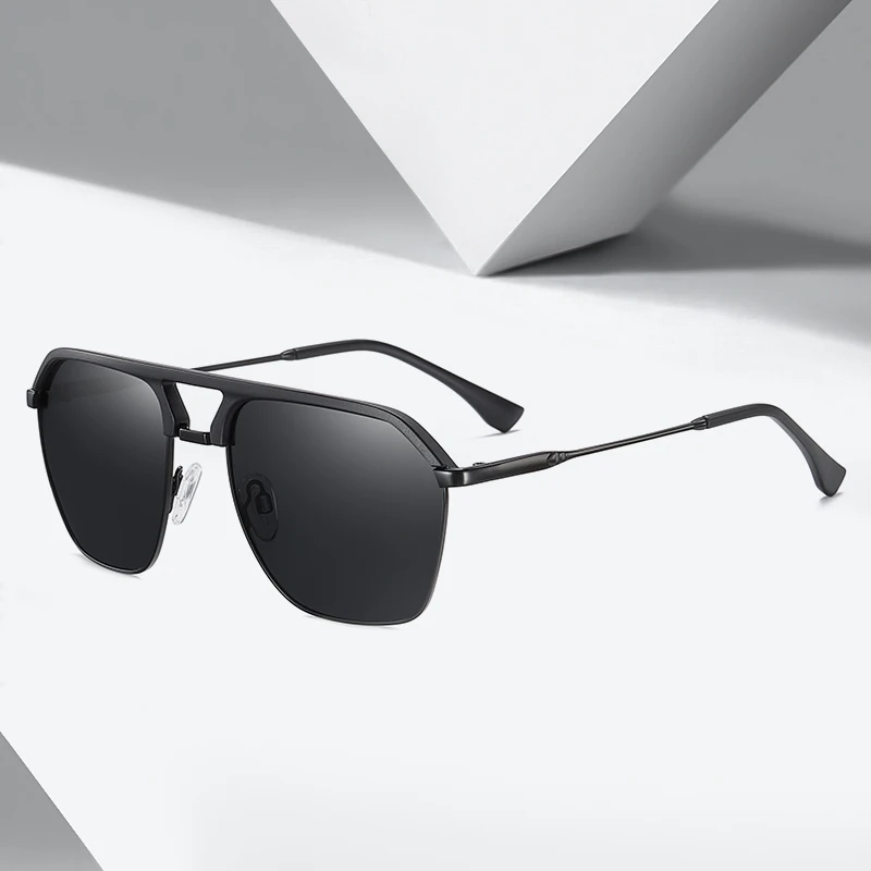

2021 Top Selling Square Sun Glasses UV 400 Mens Retro Metal Vintage Driving Sports Polarized Sunglasses, Custom colors