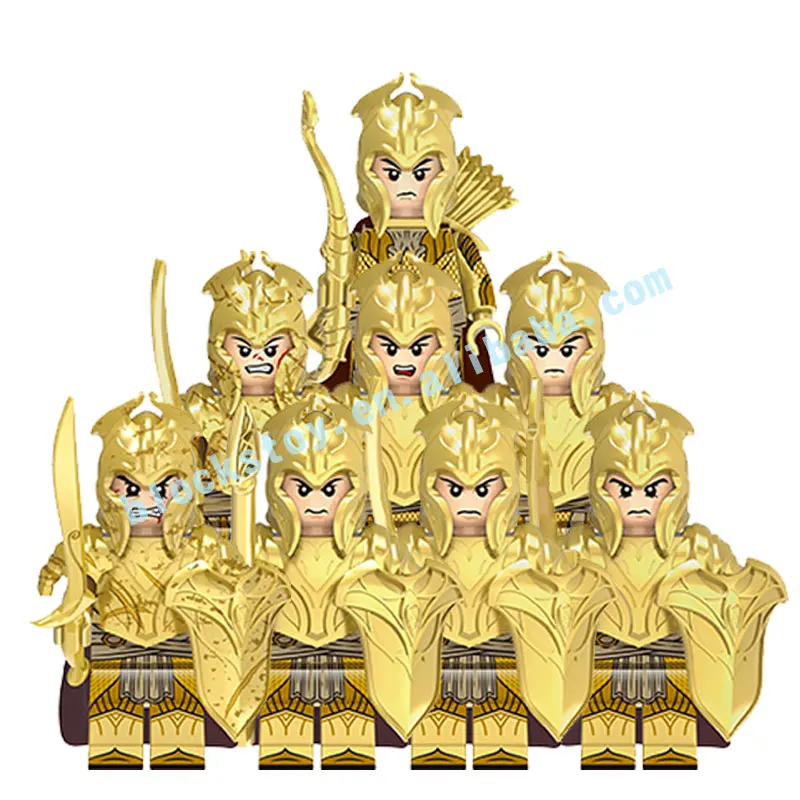 

X0315 Military Soldier Elven Guard Mini Building Block Figure Puzzle Assembly Toys Bricks