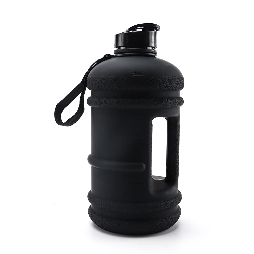 

2.2 L Large Water Matt Color Sports Bottle Gym Jug Custom Logo Canteen BPA Free LeakProof For Fitness Bottles Gallon Jugs