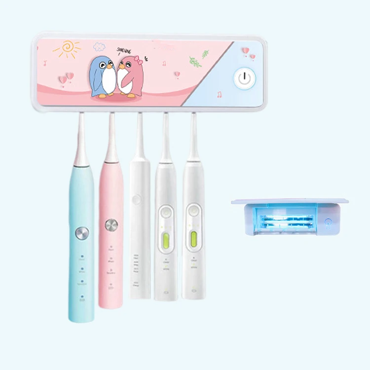 

drying smart Toothbrush Holder Sterilizer ultraviolet toothbrush sterilization, Customized color