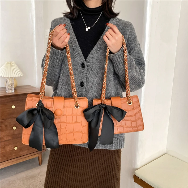 

XP1468 2021 new urban simple custom shoulder messenger bag rhombus chain bag