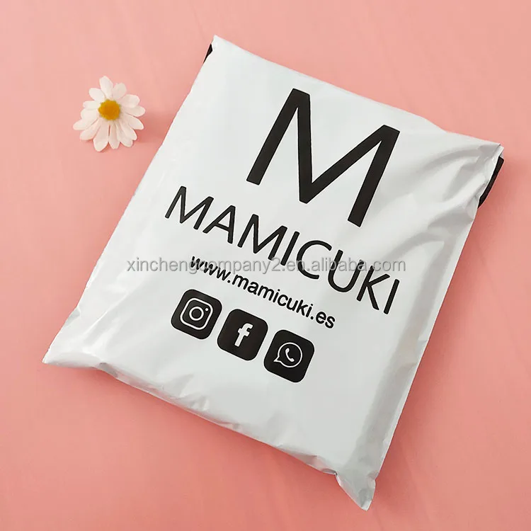 

custom logo print biodegradable mailing for clothing garment packaging hair box tool