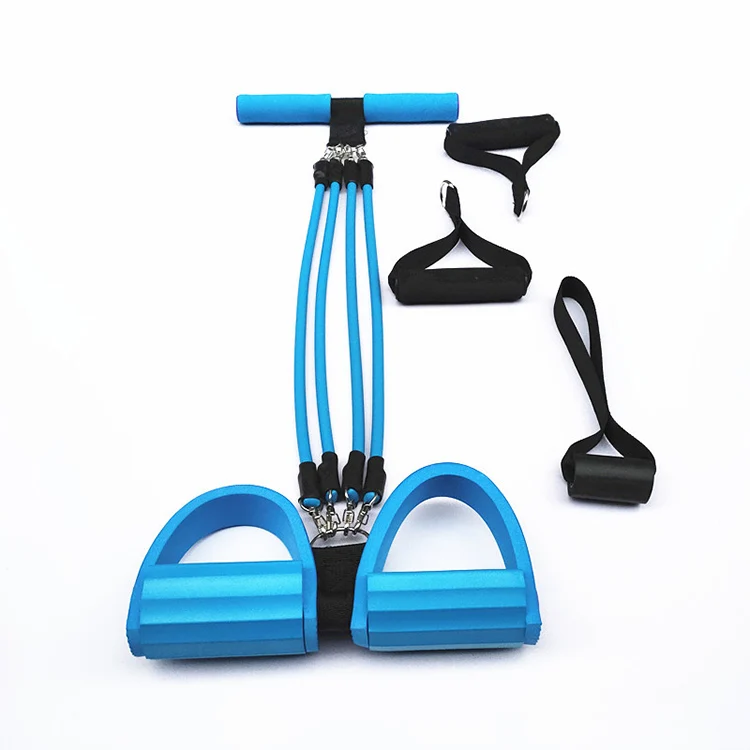 

Elastic Heavy Duty Multifunction Portable Sit Up Pull Rope with Non-Slip Foot Pedal, Customize color