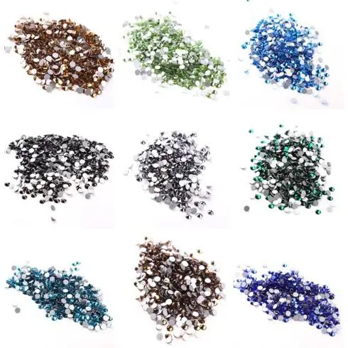 

Honor of crystal SS8 On T-shirt Flatback All Colors Non Hot Fix Rhinestones Glass Rhinestone For Cloth