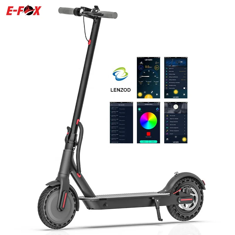 Logo customization Eu Warehouse Powerful Quality Adult 350w 8.5inch Long Range Electric Scooters for Commuting, Black