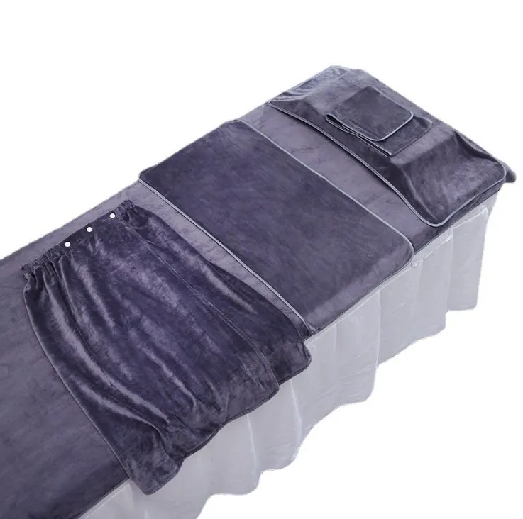 Customize Microfiber Towel Five Sets ( Chest Towel Headband Pillow Cover Bath Skirt  Bed Sheet for Spa Beauty Salon Beauty Care