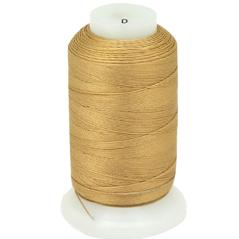 

XuQian 260 Yards New Products 100% Silk Natural Silk Gold Jewelry Silk Cord