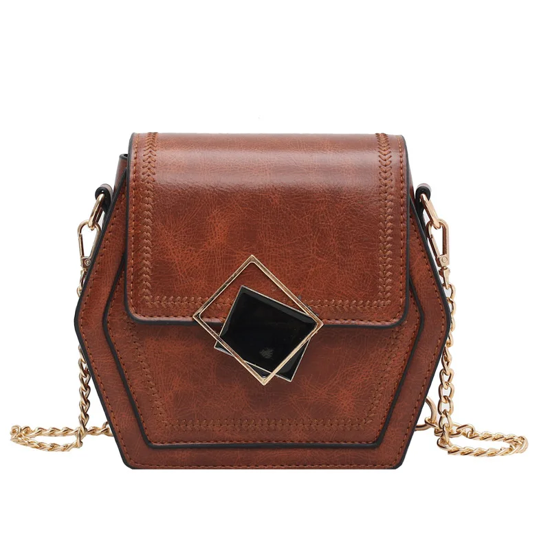 

Retro French niche chain small square bag shoulder messenger fashion all-match ladies bag