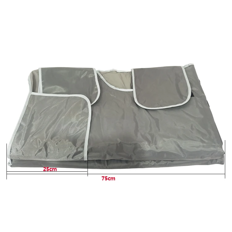 

2021 Best Selling 2 Zone Therapy Blankets Home Use Body Shaping Instrument Sauna Detox Blanket, Silver