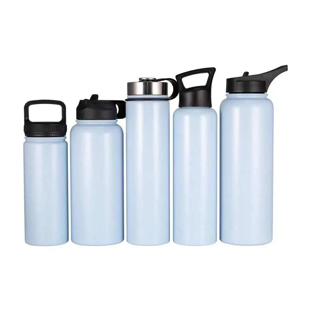 

2021 New Design Vacuum Thermal Flask Insulated 32oz 40oz Stainless Steel Water Bottle Vacuum Thermos with Customized Logo, Pantone color