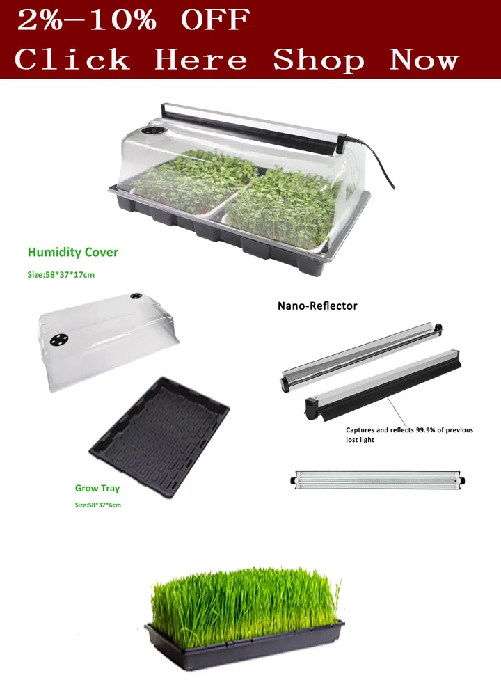 Microgreen Horticultural Growing Trays Seedlings Trays Wholesale