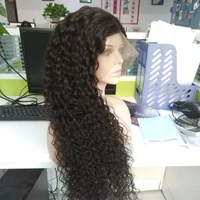 

Lace Frontal Water Wave Wig Hot Sell For Black Women Best Quality Virgin Cuticle Aligned Human Hair