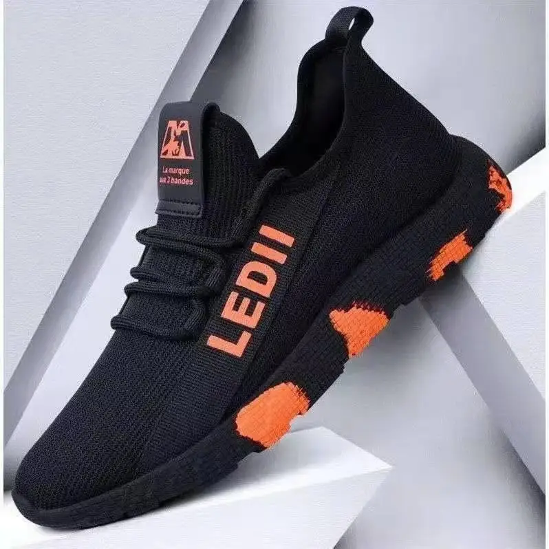 

2021 New Spring and Summer Leisure Trend Men's Shoes Sports Breathable Light Running Shoes, Optional (as below)