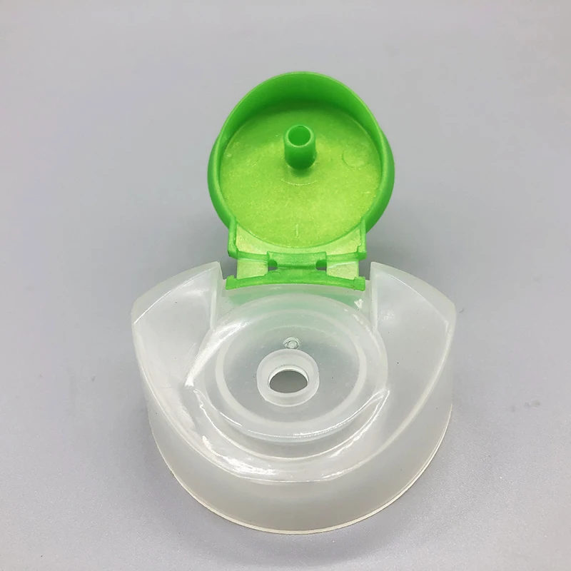 Double Color Oval Plastic Flip Top Cap 200ml Shampoo Bottle Lid
