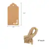 Round Key Tags with Split Ring, 110 Pcs White Label Stickers