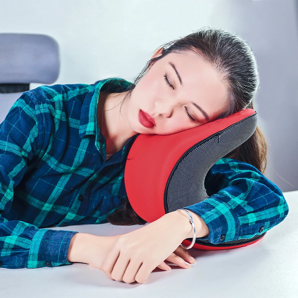 

Multi Functional Orthopedic Foldable Office Nap Support Cushion Car Plane Memory Foam Cooling Travel Neck Pillow