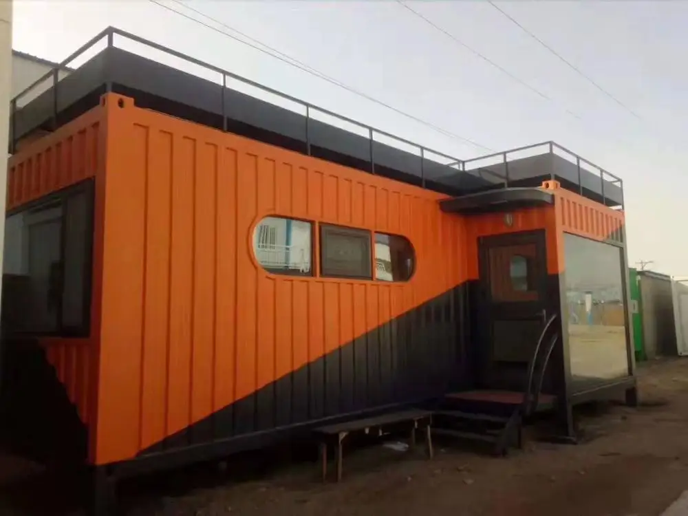 Luxury Customized 20ft Shipping Container House Home Prefab Office For